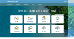 Desktop Screenshot of creditcards.com