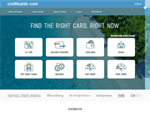 Tablet Screenshot of creditcards.com