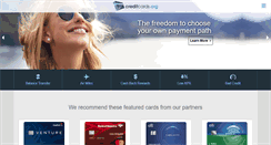 Desktop Screenshot of creditcards.org